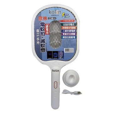 Kolin 歌林 二合一電蚊拍  48 x 20.5 x 8.6cm  白色