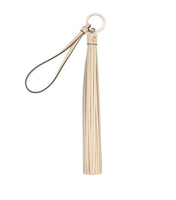 Jimmy Choo Tassel Leather Keyring Charm