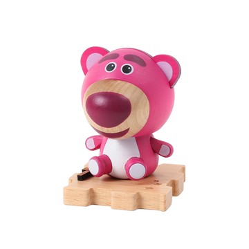 知音文創｜DISNEY 迪士尼系列 熊抱哥木製彈簧擺飾