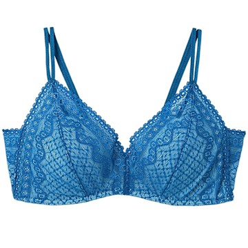 une nana cool-無鋼圈364系列 S-LL罩杯內衣(藍) UB3510VI
