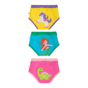 ZOOCCHiNi 訓練褲3件組  精靈系 多色  2-3歲  1盒