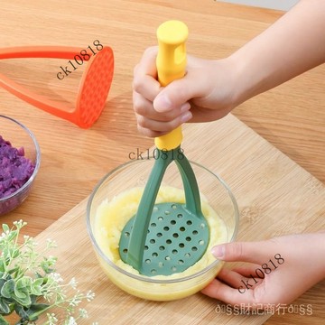 ✨可開發票#傢用土豆泥壓泥器廚房小工具輔食搗碎器多功能手動水果壓泥神器#免運費