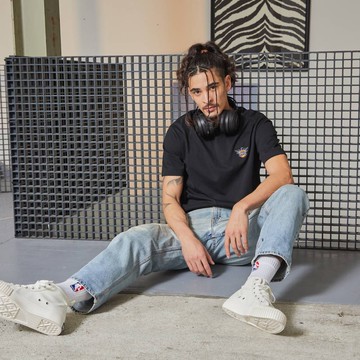 NBA 落肩 球隊插畫 短袖上衣 太陽隊