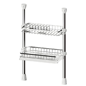 DeHUB One Touch不鏽鋼雙層置物架