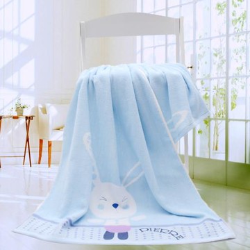 純棉浴巾可愛大兔子成人家用洗澡全棉吸水柔軟男女情侶大浴巾裹胸