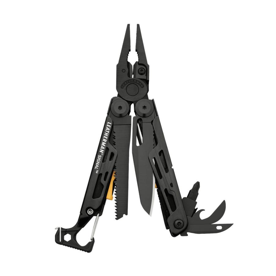 ナイフ レザーマン マルチツール シグナル SIGNAL ブラック ケース付 LEATHERMAN 十徳ナイフ 防災 アウトドア キャンプ アウトドア 