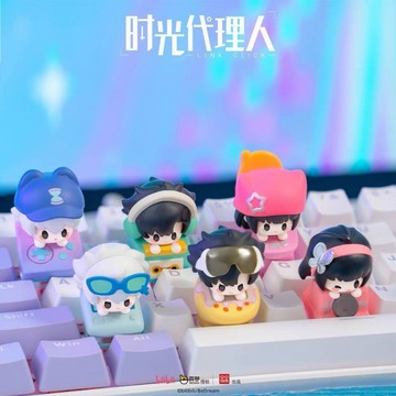 玩點無限 時光代理人復古潮流鍵帽 時光代理人 鍵帽 盲盒 盒玩 一中盒【預購】