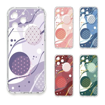 iPhone 17 Pro 殼 TRON iPhone 17 Pro 日系和風圓點水球系列 四角防摔 軟殼 手機殼