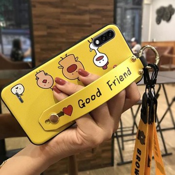 適用于LG K22手機殼TPU卡通掛繩手機套潮流潮女保護套硅膠保護殼