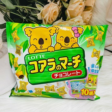 日本 LOTTE 樂天 小熊巧克力餅 120g 10小袋入｜全店$299 全家取貨免運｜領券9折｜APP下單最高再賺22%點數⚡