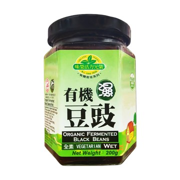 味榮 有機濕豆鼓 黑豆天然發酵古法釀製 素食可用  200g  1罐