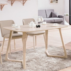 羅布洗白4.7尺餐桌