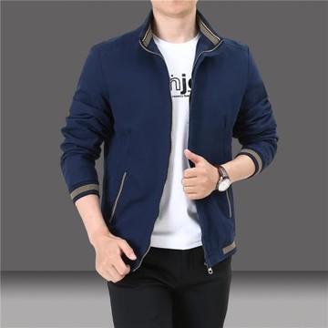 男士外套2023新款春秋韓版潮流春季純棉休閑工裝衣服春裝夾克男裝