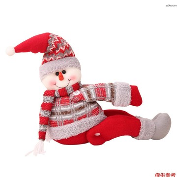 雪人 耶誕魔術貼窗簾扣1個裝