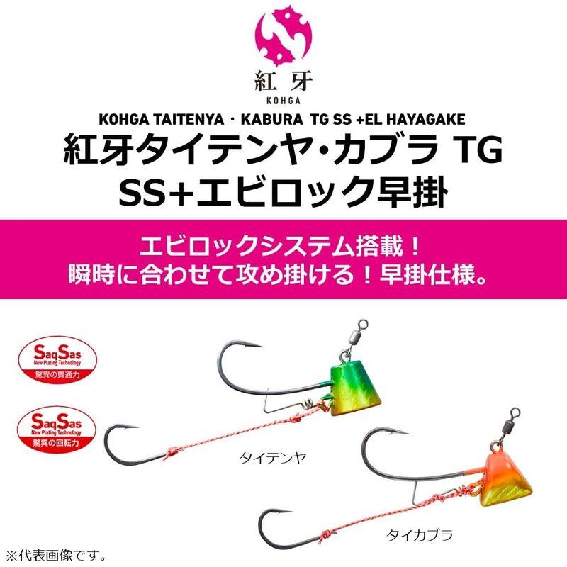 ダイワDAIWA 紅牙 タイカブラ TG SS エビロック 8号 - 仕掛け 