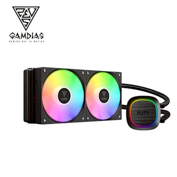 GAMDIAS AURA GL240 V2黑/一體式水冷