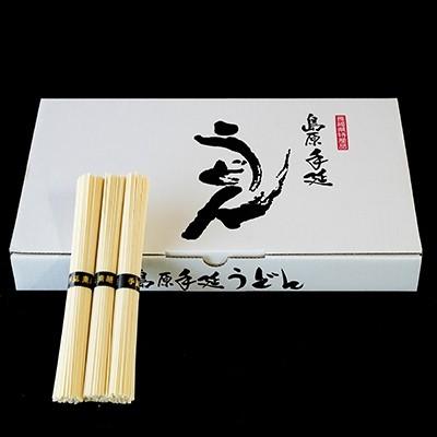 ふるさと納税 南島原市 手延べ細うどん(50g×40束)