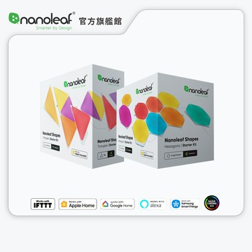 Nanoleaf Shapes 智能六角燈(9片組)+智能三角燈(9片組)