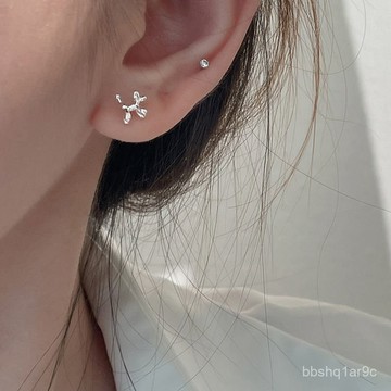 💌僊女精選💌【6622人好評】S925純銀ins耳釘女爆款高級感小衆養耳洞耳環2023年新款潮耳飾