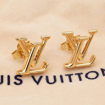 Louis Vuitton M00743 LV ICONIC 耳環(金色)