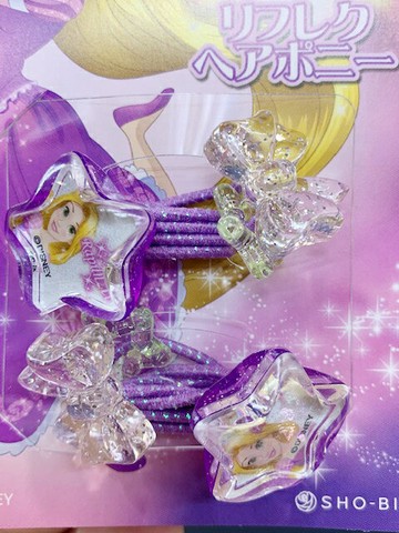 【震撼精品百貨】長髮奇緣樂佩公主 Rapunzel 迪士尼公主系列髮飾/髮束-星星蝴蝶結樂佩公主#82119 震撼日式精品百貨