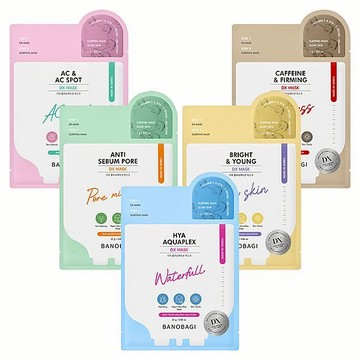 【BANOBAGI 佰諾佰琪】DX面膜27g／單片｜護理型面膜 喚醒肌膚活力 控油 抗痘 保濕 DS024738