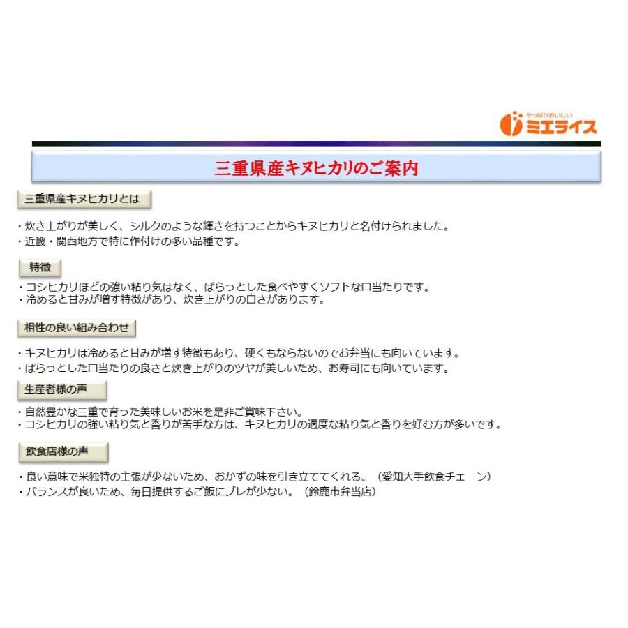 ミエライス 無洗米 三重県産 きぬひかり 10kg (5kg×2袋) お米 米 新米 無洗米 三重 令和5年産