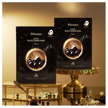 韓國 JMSolution~黑魚子醬活力面膜(單片30ml)