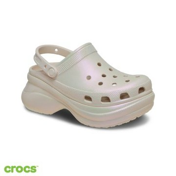 Crocs 卡駱馳 (女鞋) 復古虹彩克駱格BAE 女鞋-冰凍米色 213220-2MC