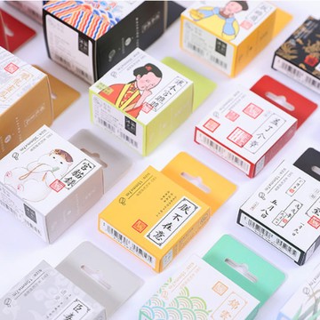 紙膠帶中國風燙金質感宮廷趣味質感文具裝飾日本進口和紙材質-多款【AAA3810】