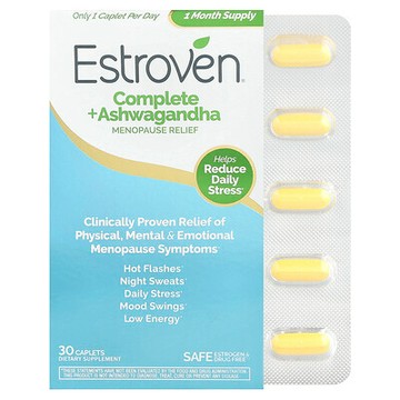 Estroven, 多面 + 南非醉茄更年期緩解片，30 囊片