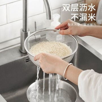 不銹鋼瀝水籃 不鏽鋼瀝水籃 多功能瀝水盆 多功能 瀝水盆 調料盆 傢用 洗菜 水果 洗米 瀝水