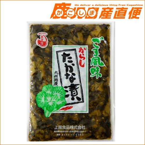 上園食品 漬物  からしたかな漬 230g 九州 鹿児島 上園食品