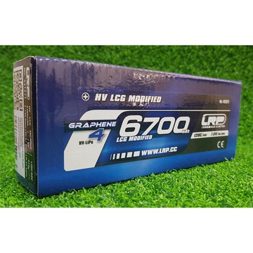 【車車共和國】LRP 第4代 7.6V 6700mAh 120C/60C 高壓硬殼 #431271  5mm插孔
