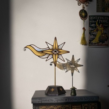 彩繪玻璃裝飾品，星空居家裝飾，星星藝術