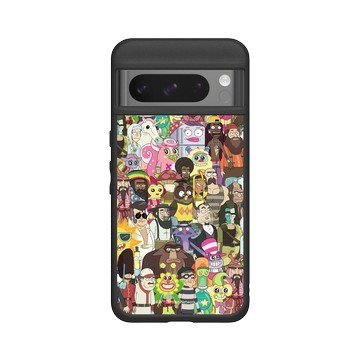 Pixel 8 Pro SolidSuit 黑 - 瑞克和莫蒂 Rick and Morty - 外星寄生蟲