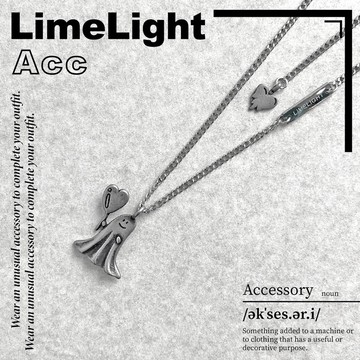 ☆LimeLight☆ 超可愛 小幽靈 幽靈 氣球 復古 愛心 做舊 飾品 鈦鋼 項鍊 男生項鍊 女生項鍊 男女項鍊