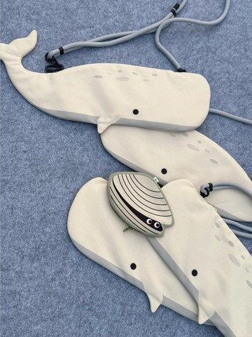 極簡白鯨魚袋低調又吸睛的深海魅力