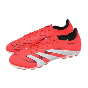 足球鞋 Predator League 2G/3G AG 男鞋 紅 白 人造草皮 緩震 抓地 ID3837