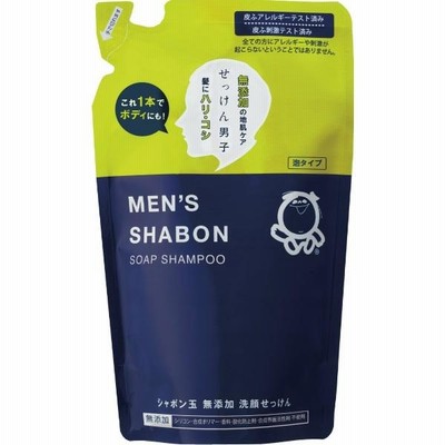 シャボン玉石けん メンズシャボン ソープシャンプー つめかえ用 420ml