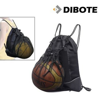 迪伯特DIBOTE 輕便籃球袋後背包 束口背包 籃球包 籃球束口袋 籃球收納袋