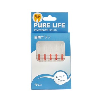 PuRE LiFE 寶淨 PLT 纖柔護齒可替換牙間刷毛 1.3-1.4mm  10支  1盒