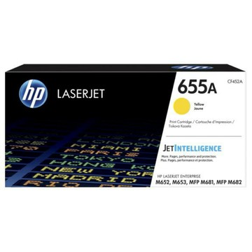 【領券滿額折200】  HP 655A 黃色原廠碳粉匣 (CF452A) 適用M652/M681/M682
