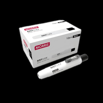 Morris Justclick 按壓式白板筆 M2  12個  黑色的