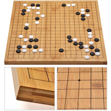 雲子圍棋套裝全竹折疊圍棋盤雲子高檔全竹棋罐  【一作店鋪】