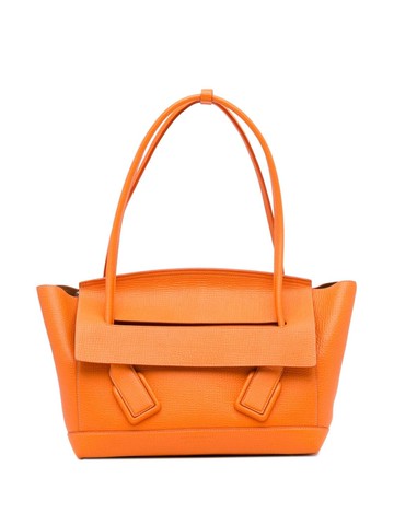 Bottega Veneta Pre-Owned - medium Arco tote bag - women - Calf Leather - One Size - Orange
