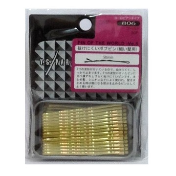 日本YS-806 金色髮夾 30 入
