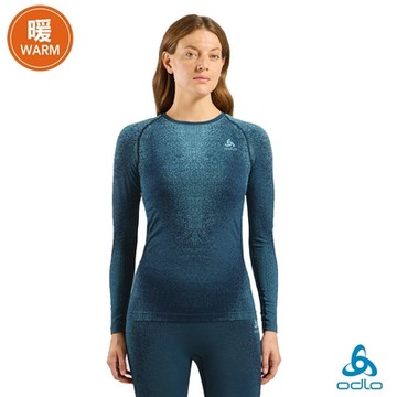 瑞士 ODLO 官方旗艦 男 女 ECO 銀離子 BLACKCOMB 運動 保暖型 圓領上衣 冬季運動 雪季 滑雪 底層衣 保暖衣 吸濕排汗 抑菌抗臭