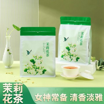 茉莉花茶 茶包 濃香型茉莉綠茶 冷泡茶 茉莉飄雪 80包 新茶 茶葉 茉莉花茶茶包 冷泡小包裝 清香茉莉