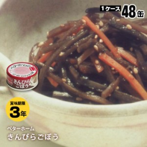 非常食 ベターホーム缶詰 きんぴらごぼう45g×48缶